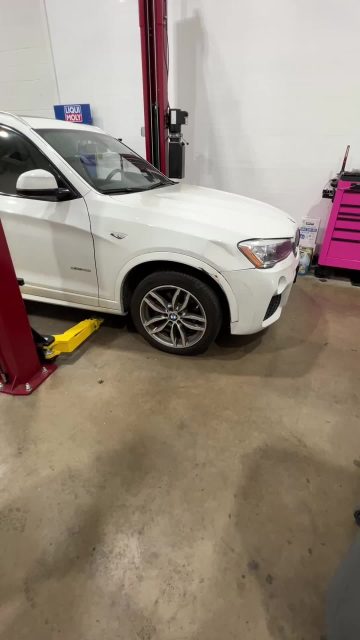 BMW X3 accident causing chassis stabilazation faults! 💥#fyp #automotive #cars #repair #mechanic #BMW #X3 #crash